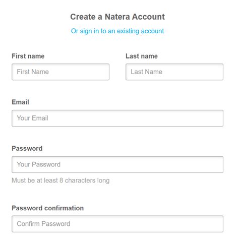 My.natera.com create account - Natera offers financial assistance to those patients who qualify. Please give us a call at 844-384-2996 option 6 today to see if you are eligible.